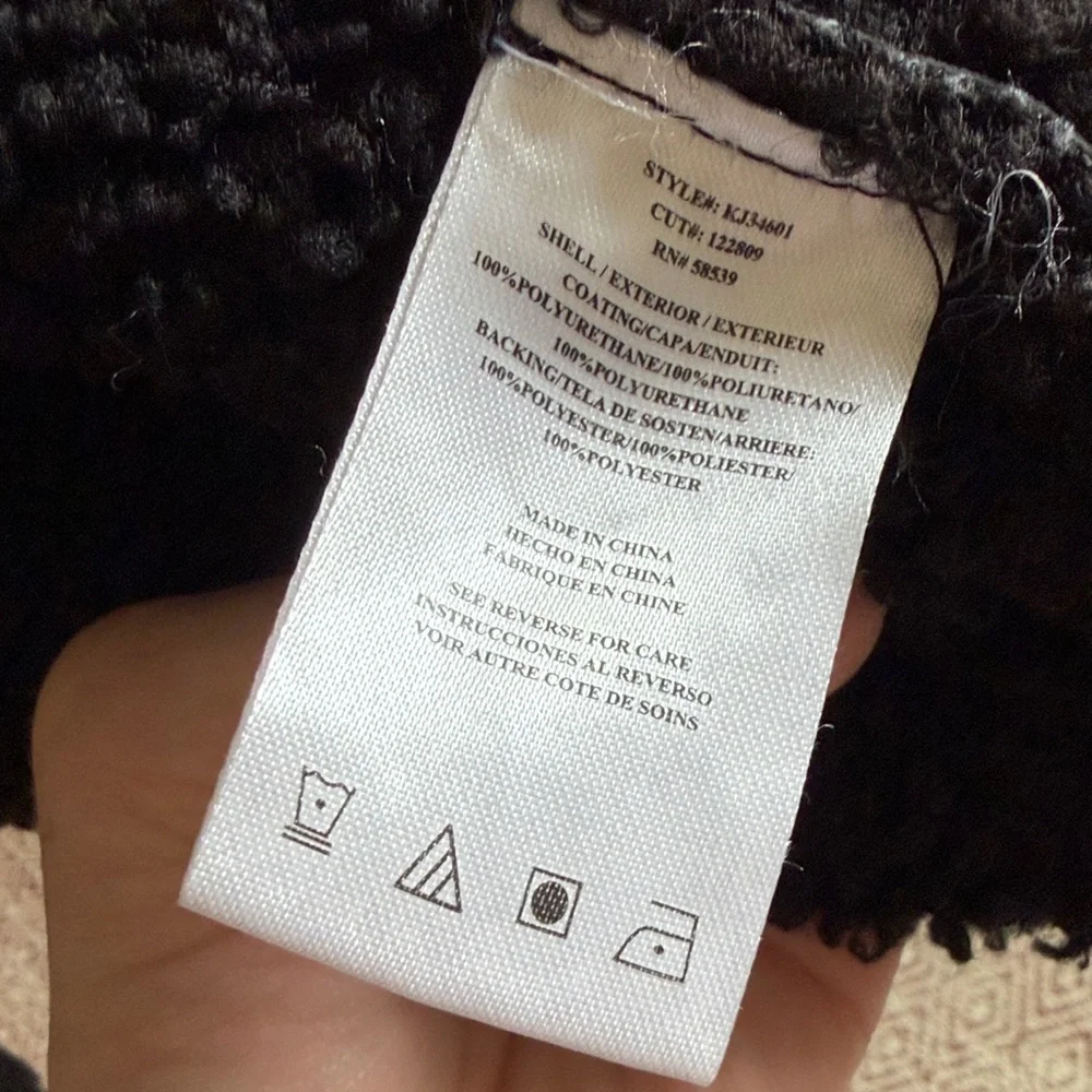 Kut from the Kloth Black Textured Leather Jacket - Picture 6 of 7